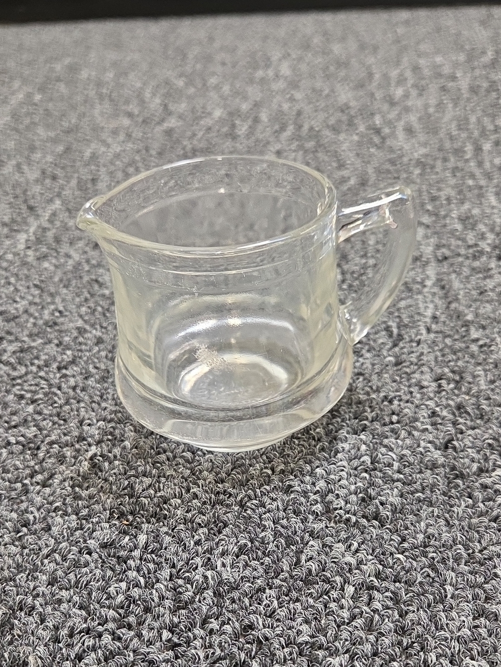 Clear Kelloggs Glass Creamer Pitcher - Mini Glass Creamer Pourer